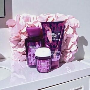 NEW Bath and Body Works PERFECT IN PINK Gift Set
